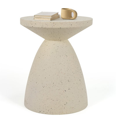 MGO Modern Decorative Outdoor Side Table or Garden Stool or Accent Stool