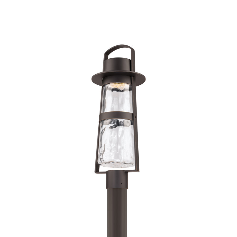 Lampadaire d'extérieur à DEL à intensité variable Balthus, température de couleur 3000K, Bronze frotté à l'huile