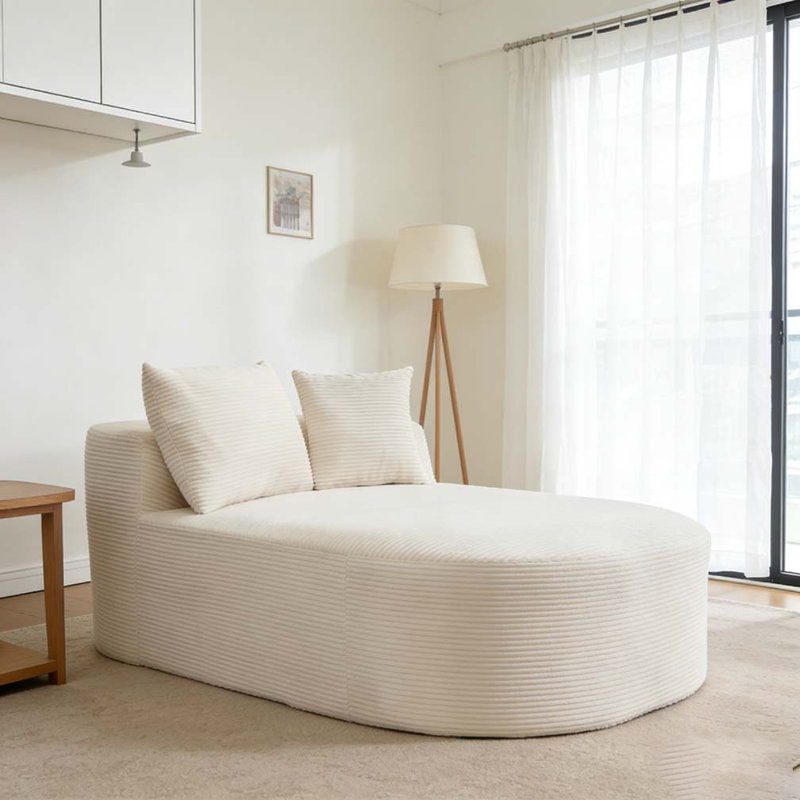 Canapé-lit 67,5 po, Beige