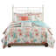 Ensemble de literie luxueuse en courtepointe de style corail