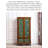 European-Style Retro Painted Solid Wood Wardrobe