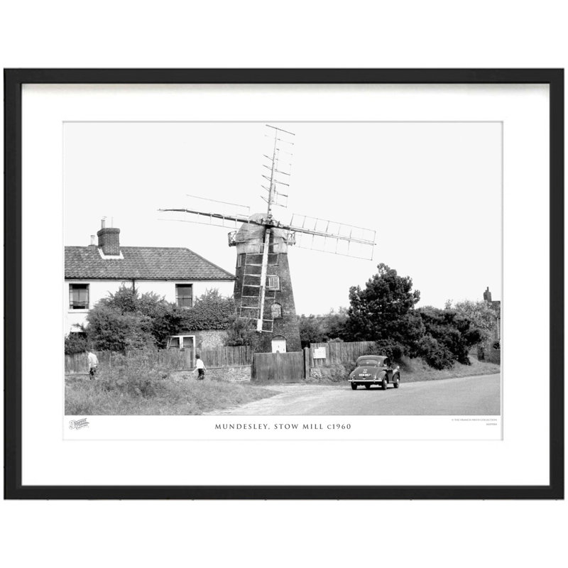 Mundesley, Stow Mill C1960 by Francis Frith - Single Picture Frame Print, 60cm H x 80cm W x 2.3cm D