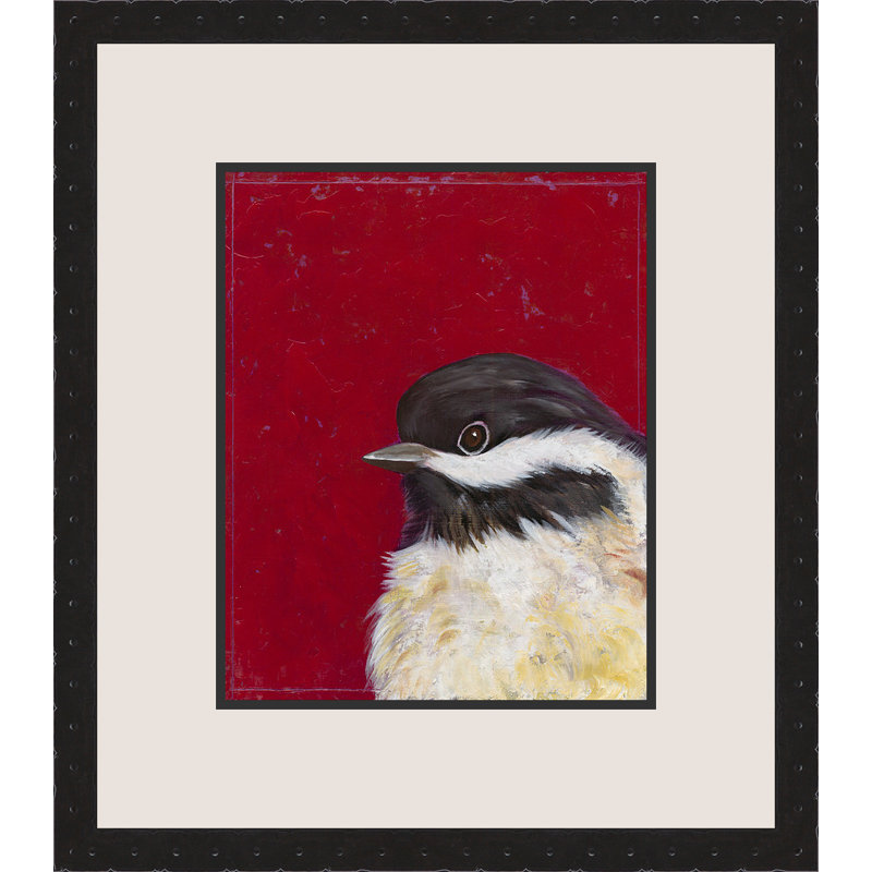 « oiseau portrait ii », reproduction d’art encadrée