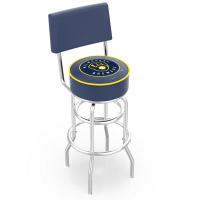 L7C4 Milwaukee Brewers Swivel Counter Stool