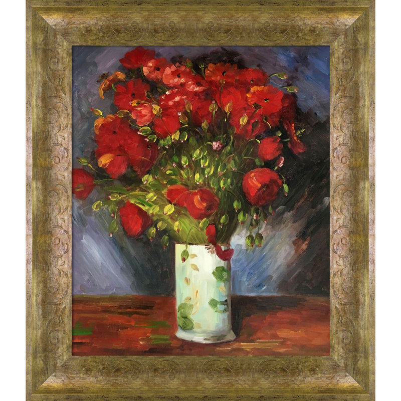 « pop » par vincent van gogh-picture cadre, reproduction d’art sur toile, H 31 po x l 27 po x P 2 po, Sirocco