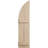 Timberthane Two Board Joined Board-n-Batten w/Quarter Round Arch Top Faux Wood Shutters-64352699