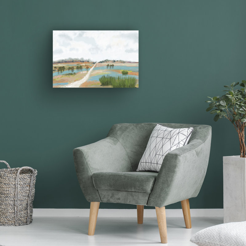 «Lonely Road» sur toile, H 22 po x l 32 po x P 2 po