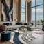 Tapis beige lavable à la machine-782826063