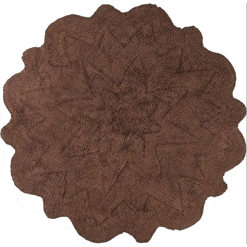 Nava Non-Slip Bath Rug, Brown