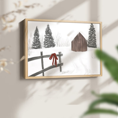 Chirstmas Art-CCXXXIX -Framed Print - Restickable