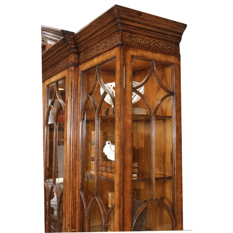 Windsor Solid Wood Lighted Curio Cabinet