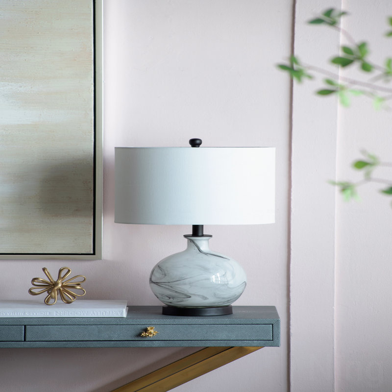 Lampe de table - Matériau décoratif en verre
