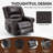 Power Lift Recliner Chair Heat Massage Dual Motor Infinite Position Up To 350 LBS, Genuine Leather, Heavy Duty Motion Mechanism With USB Ports-1195878026