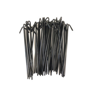 6,5 po. Attaches en aluminium noir (Ensemble de 50)