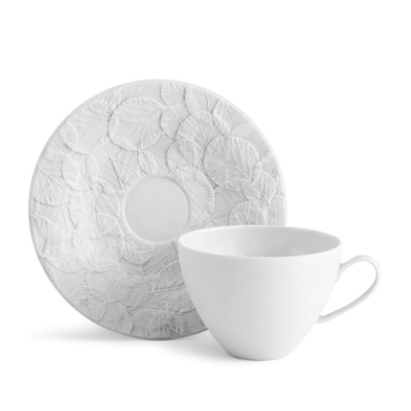 Forest Leaf Dinnerware Cup & Saucer