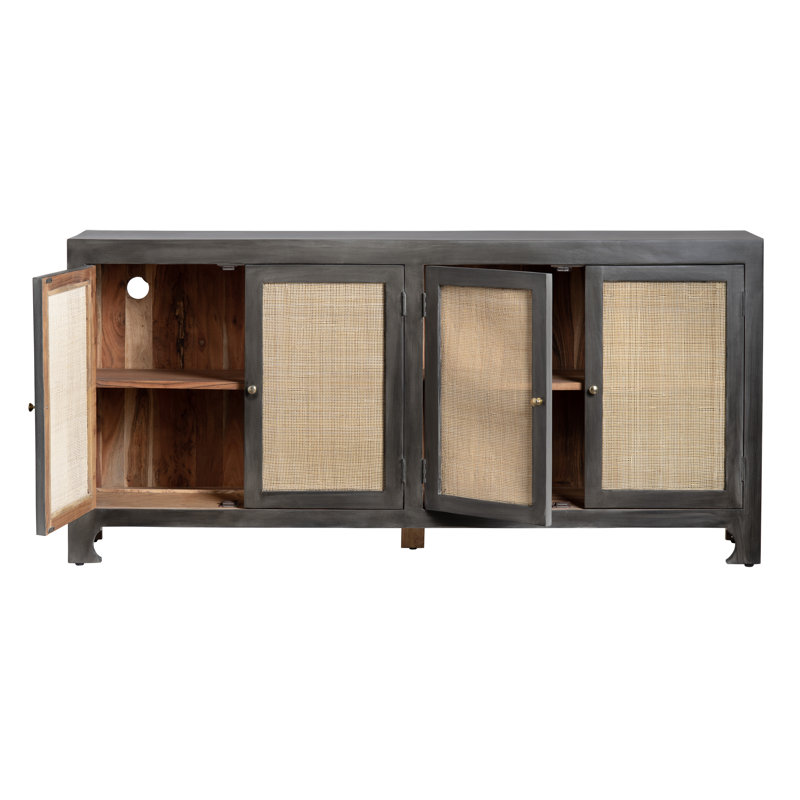 4 Door Media Credenza_Sideboard