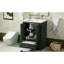 24" Bathroom Storage Vanity With Ceramic Sink, And Versatile Cabinet & Silver Handles Modern Smooth Surface Treatment