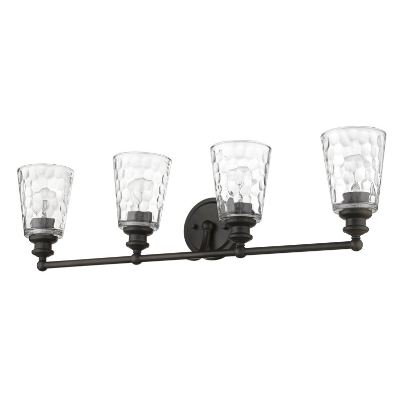 Fantine Dimmable Vanity Light, Oil-Rubbed Bronze, 4 Lights