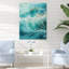 Impression sur toile Ocean Teal Wave Expression II - Coastal Waves-560978832-560978836
