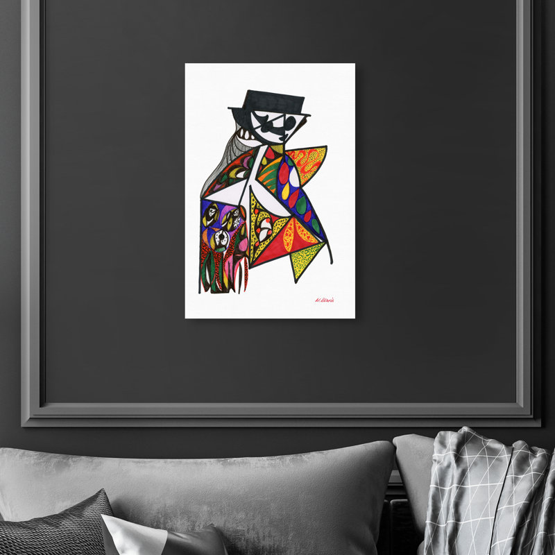 Manuel Roman - Capa Canvas Abstract Print by Oliver Gal, Black Frame, 10 x 15, 30"H x 20"W, Gallery Wrapped