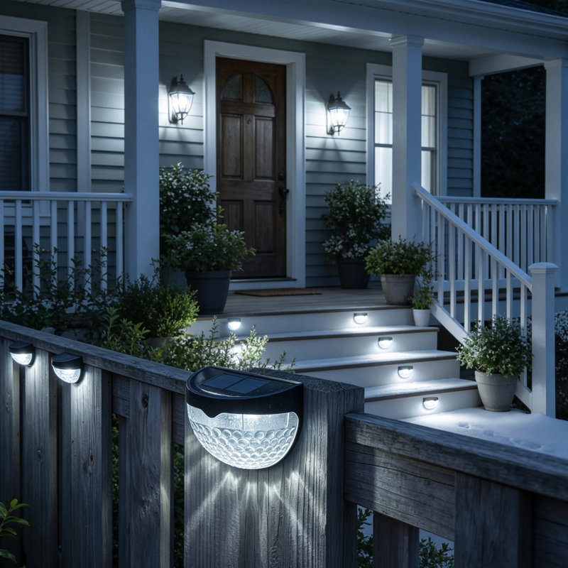 Natural Solar Powered Deck Light