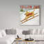 « yellow dog ski co », art textuel sur toile tendue-31971295