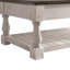 Table basse à plateau relevable rétro avec compartiment inférieur caché pour le rangement dans le salon-129385296