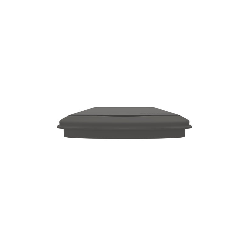 Polymer Lid For Rev-A-Shelf 35 Qt. Waste/Trash Containers, Gray