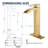 12-1/5” Solid Brass Single Lever Vessel Sink Faucet, High Arc Sink Faucet with Optional Drain Assembly-66151213-94576199