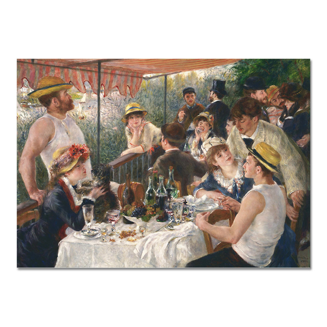 Acrylbild Pranzo Della Festa In Barca von Pierre Auguste Renoir