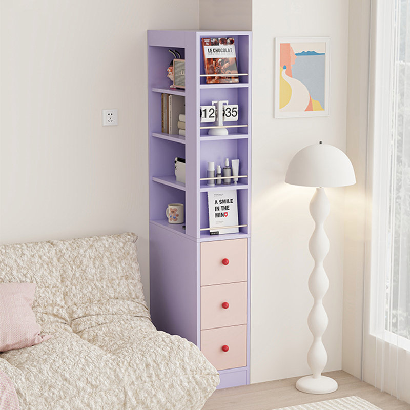 Modern style bookcase, Light Purple