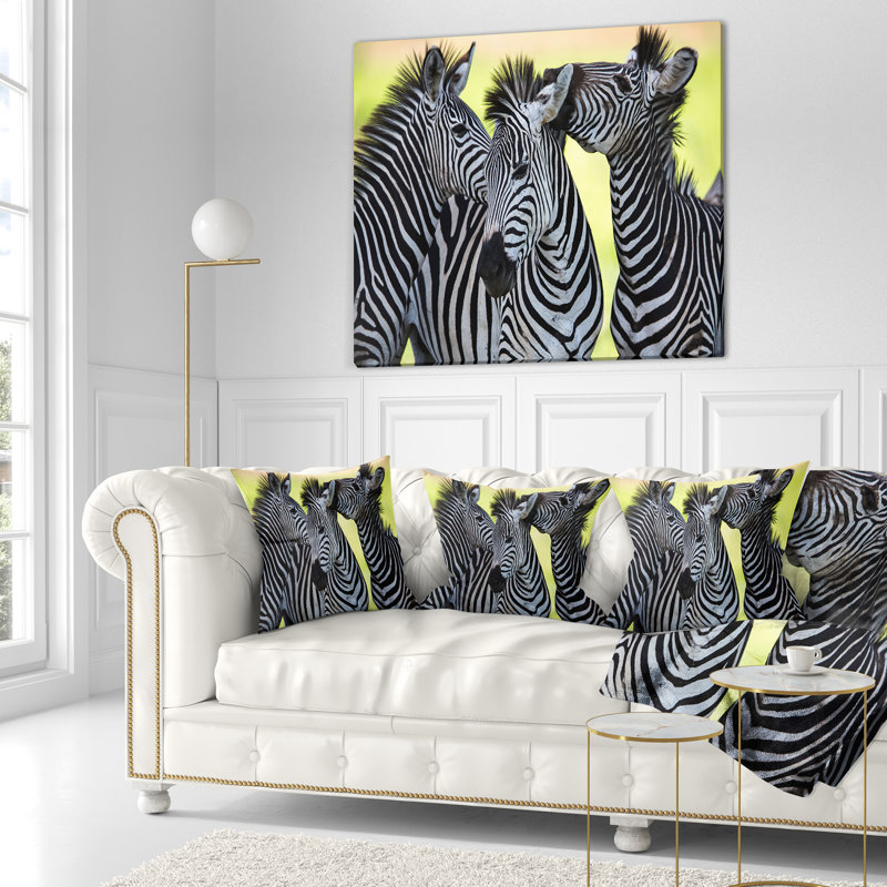 Coussin africain, 16 po x 1 po, Coussin décoratif