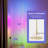 57" Led Dimmable RGB Corner Ambient Floor Lamp With Remote-1380594100