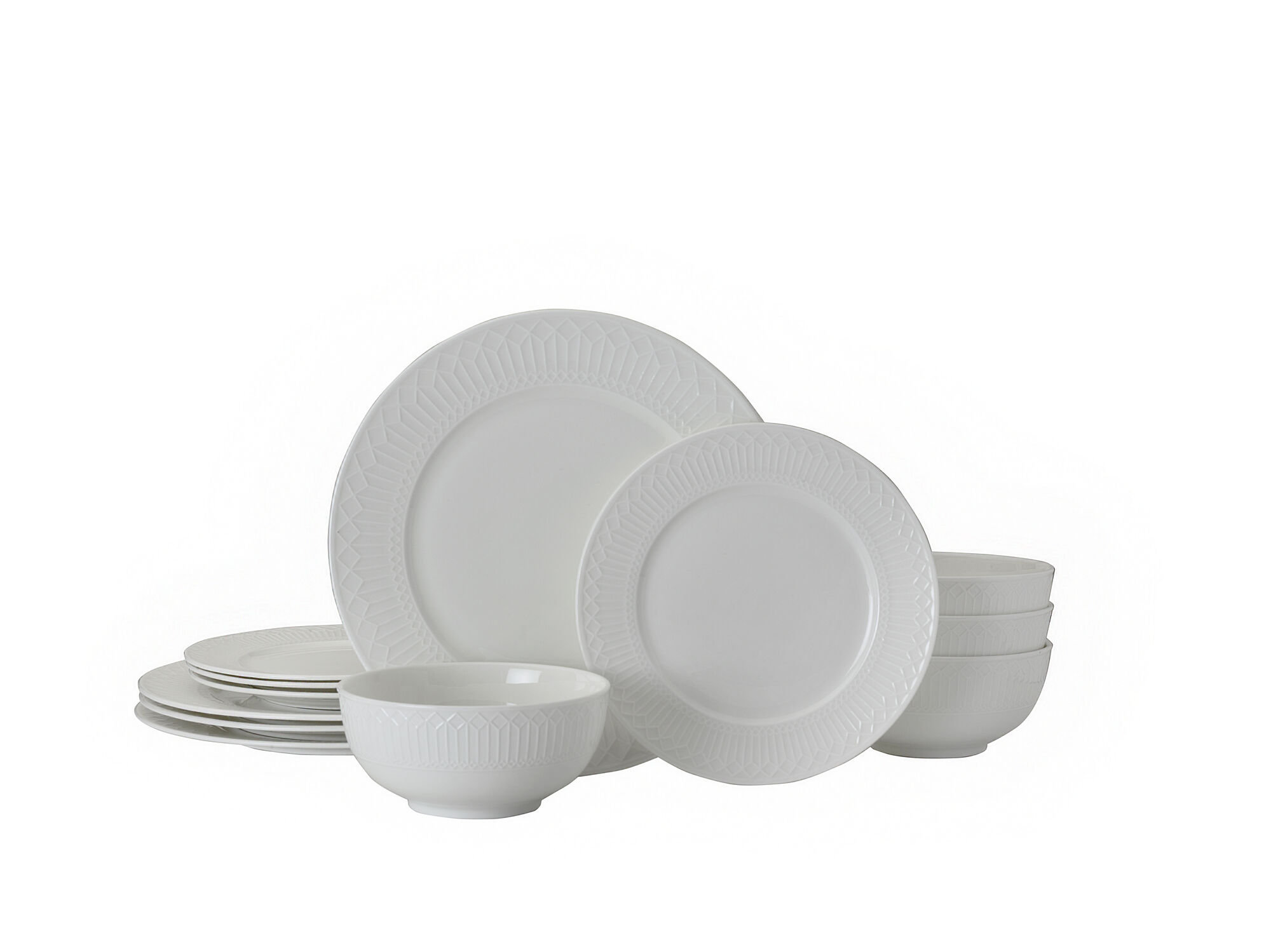 Mikasa Sloane 16-Piece Dinnerware Set ,White