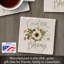 Comptez vos sous-verres à carreaux simples Count Your Blessings Créez votre propre ensemble