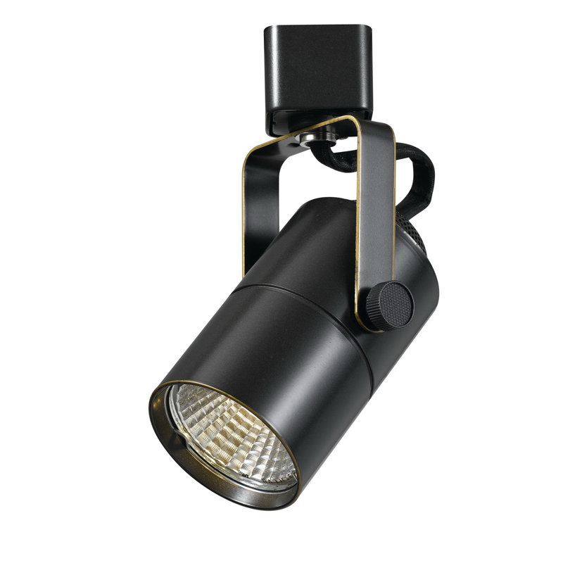 Cal Lighting 10W Integrated LED Adjustable Track Head 650 Lumens 3300K Dimmable 4.75 H x 4 W x 2.2 D, Dark Bronze