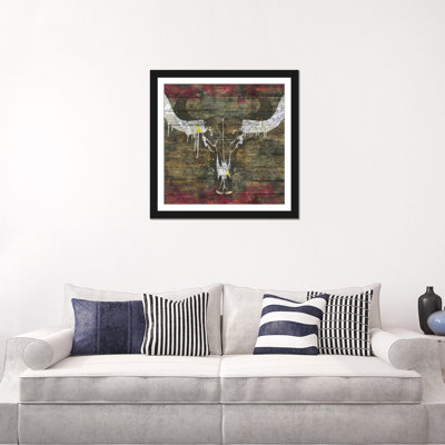" Two Sides (Cow Skull) " by Diego Tirigall