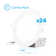 6.3'' Dimmable Air-Tight IC Rated LED Canless Recessed Lighting Kit