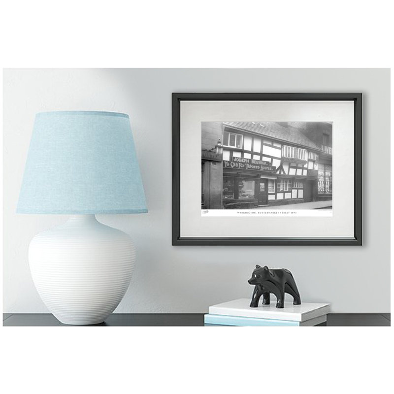 Warrington, Buttermarket Street 1894 - Single Picture Frame Print, 28cm H x 36cm W x 2.3cm D