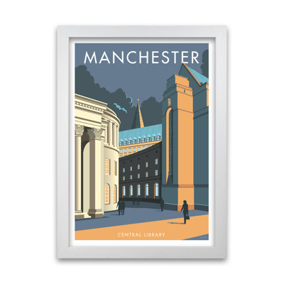 Manchester Library by Stephen Millership - Print