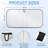 Universal Car Windshield Sun Shade, Foldable Reflective For Windshield & Window Shades With Overlapping Design, Car Interior Accessories