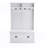 Entryway Hall Tree With Coat Rack 4 Hooks And Storage Bench Shoe Cabinet White