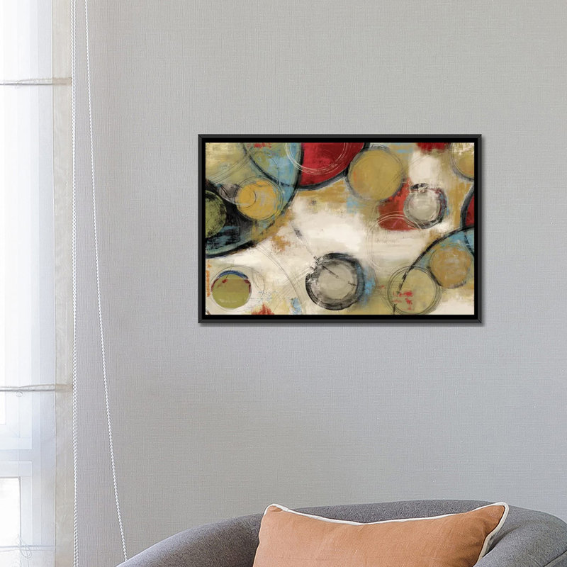 «Elements», impression sur toile, Toile avec cadre noir, Pas de tapis, H 32 po x l 48 po x P 1,5 po