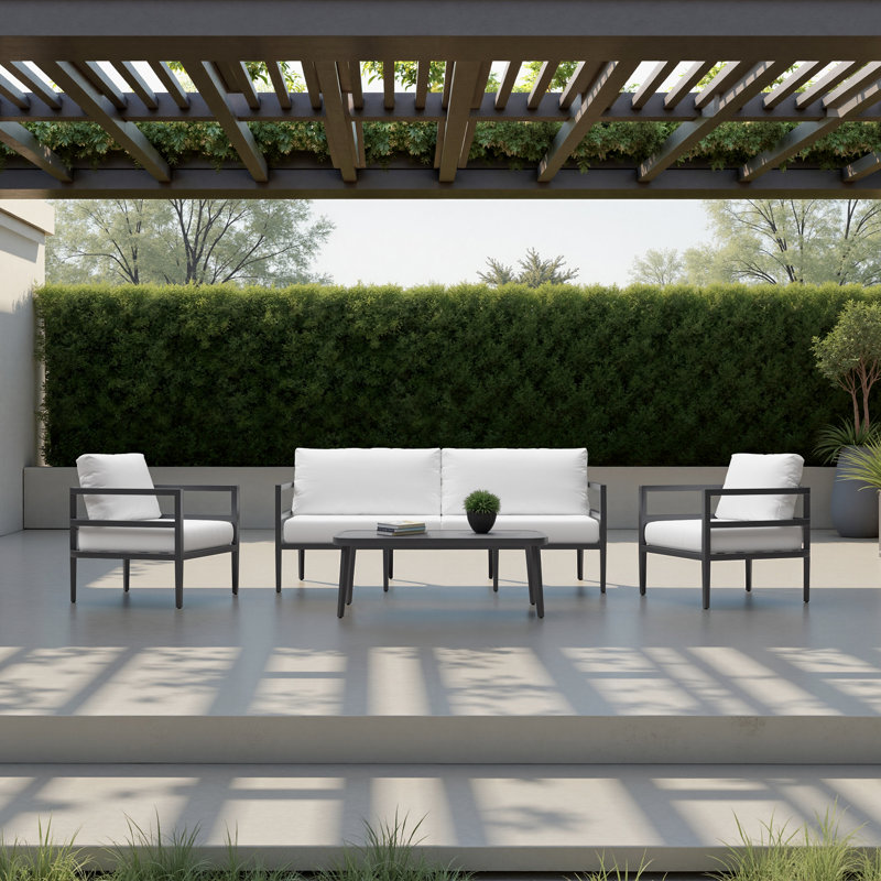 Ensemble de chaises de patio Sunbrella® 4 pièces Morelia - Blanc
