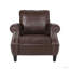 CLUB CHAIR, chaise en similicuir