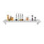 Tablette flottante en acier inoxydable