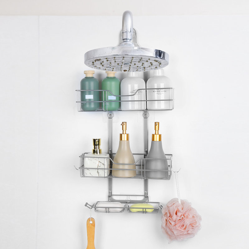 Serviteur de douche à succion en acier inoxydable Lusana