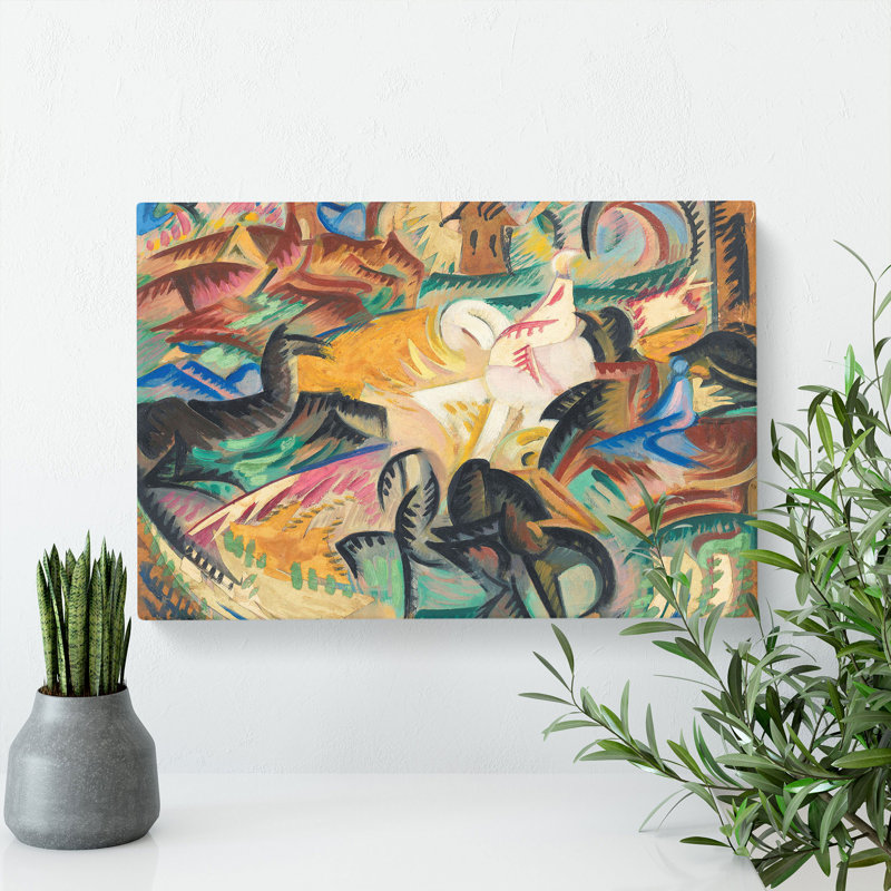 Horses by Alice Bailly - Wrapped Canvas, 50cm H x 76cm W x 3cm D