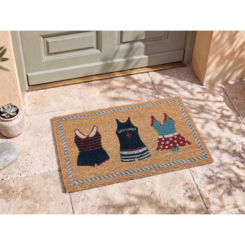 MAKATI Non-Slip Striped and Abstract Doormat