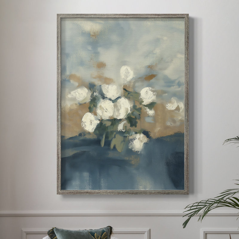 Reproduction encadrée FLORAL Series XXVI - bois massif, H 11 po x l 9 po